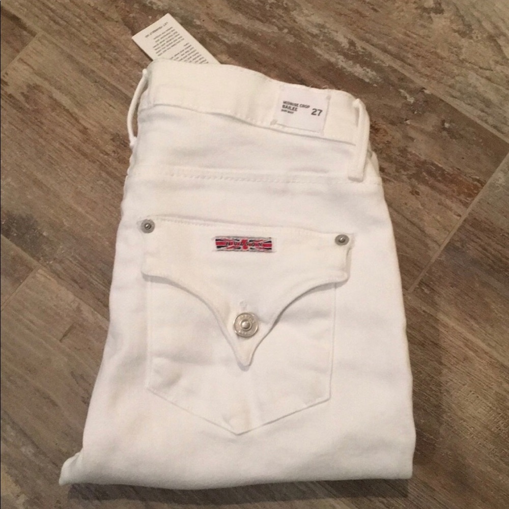 Hudson white jeans NWT
